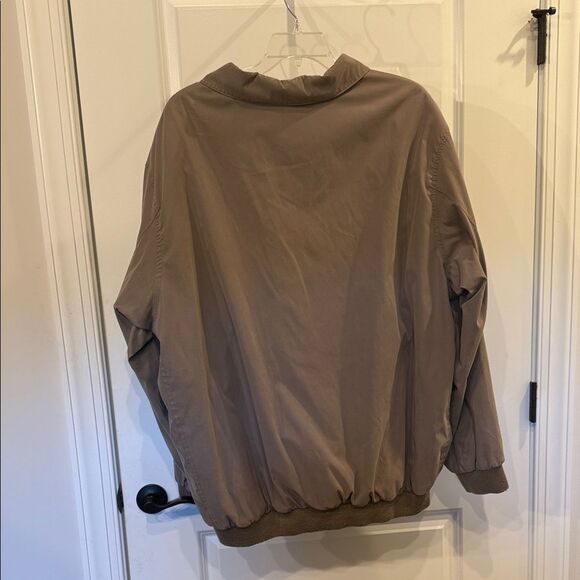 Men's Stylish Tan Lightweight Jacket - Picture 3 of 12